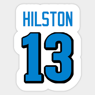 TY Hilton Number 13 Sticker